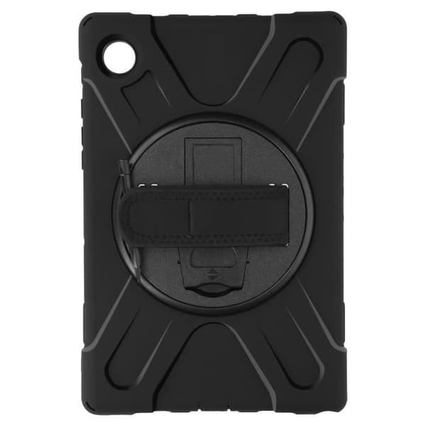 Coque för Samsung Tab A8 10.5 - AVIZAR - Hybrid Handtag Rotera Stöd - Svart
