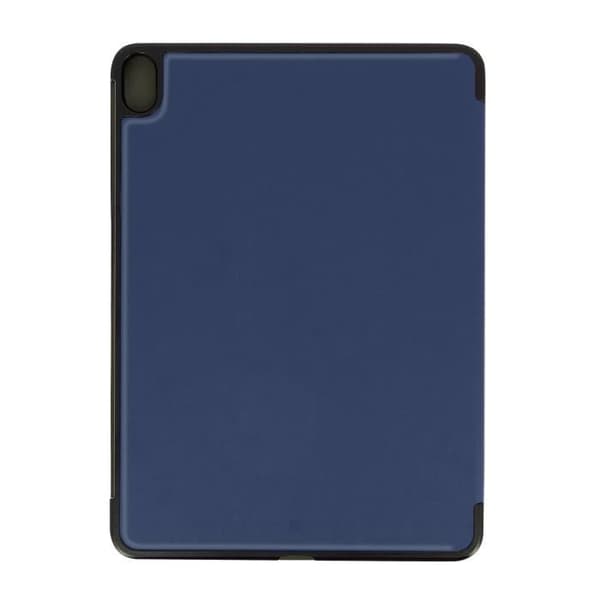 Housse - Apple - iPad Air 2020 - Tunn design - Videostöd - Tangentbord - Ekoskinn Mörkblå