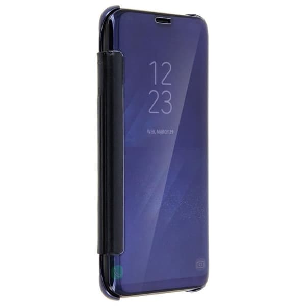 Husöverdrag - AVIZAR - Samsung Galaxy S8 - Genomskinlig - Spegeleffekt - Mörknattblå