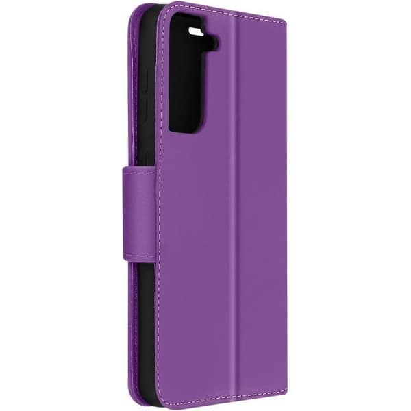 Housse Folio - Samsung - Galaxy S21 - Lila - Semi-rigidh - Magnetisk
