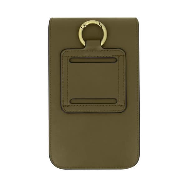Smartphone Bältesväska - AVIZAR - Multipocket - Grön - Halvstyv - Magnetisk