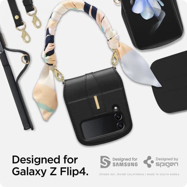 Spigen Samsung Galaxy Z Flip 4 Skal Lienar Calin Svart