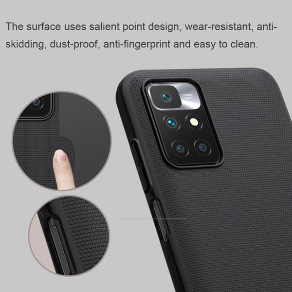 Nillkin Xiaomi Redmi 10 Cover Frosted Shield Rød