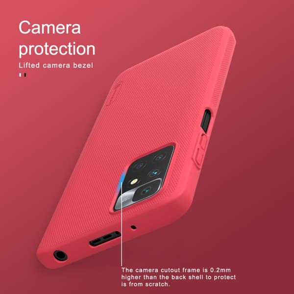 Nillkin Xiaomi Redmi 10 Cover Frosted Shield Rød