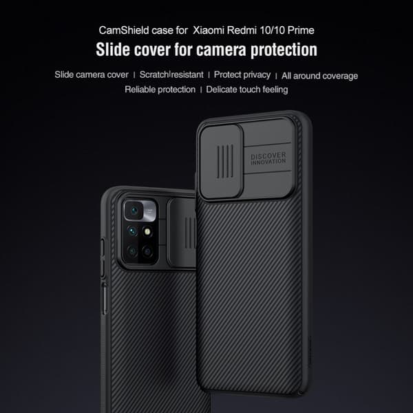 Nillkin Xiaomi Redmi 10 Kuori CamShield Sininen