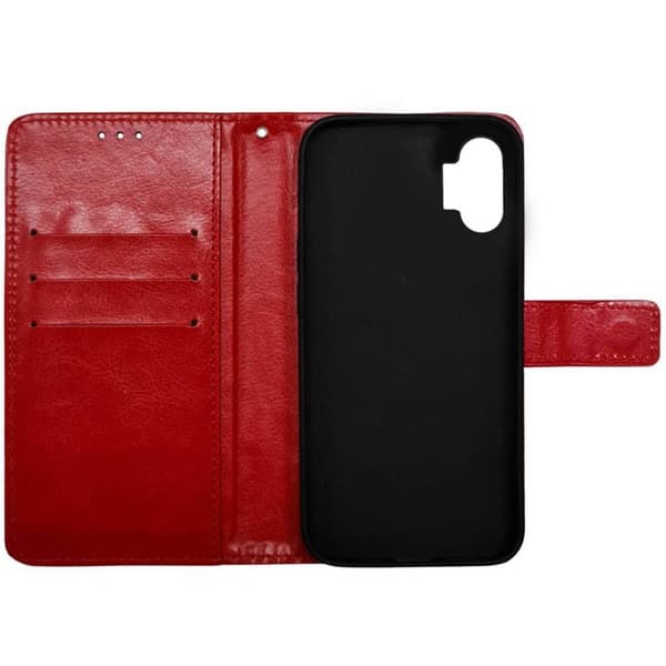 Wallet cover 3-kort Nothing Phone (1) - Rød