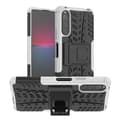 Miniatyrbillede 1 af 4: Stødbestandigt cover med stativ Sony Xperia 10 IV - Hvid