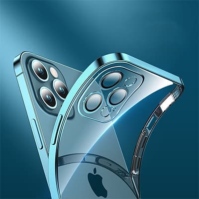 INF Mobildeksel med kamerabeskyttelse Mørke blåiPhone 13 Pro