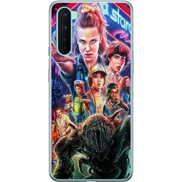 OnePlus Nord Genomskinligt Skal Stranger Things
