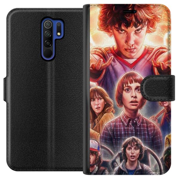 Xiaomi Redmi 9 Tegnebogsetui Stranger Things
