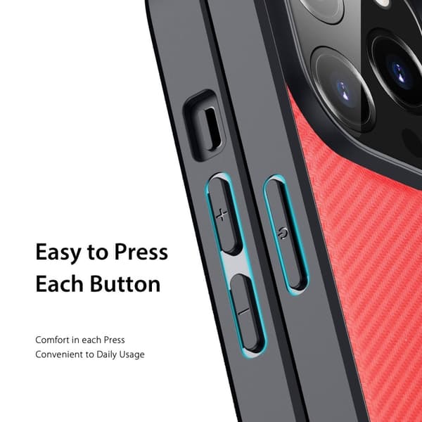 DUX DUCIS iPhone 14 Pro Kuori FINO Series Punainen