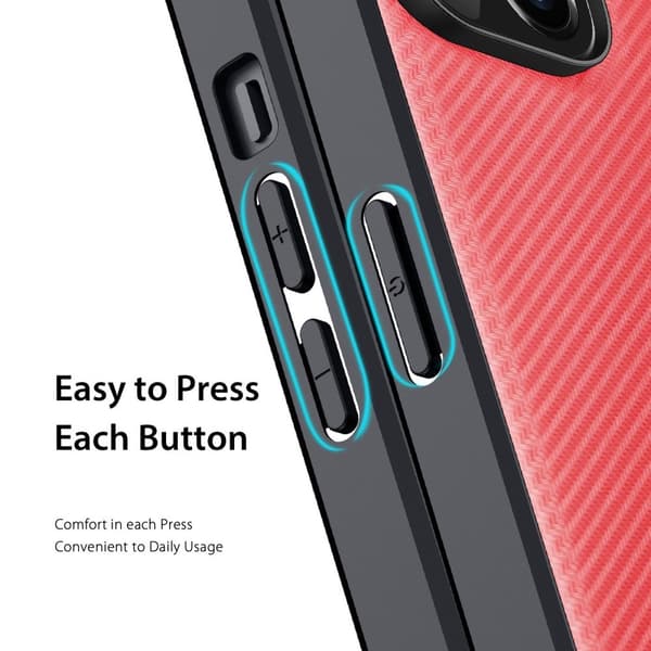 DUX DUCIS iPhone 14 Plus Deksel FINO Series Rød