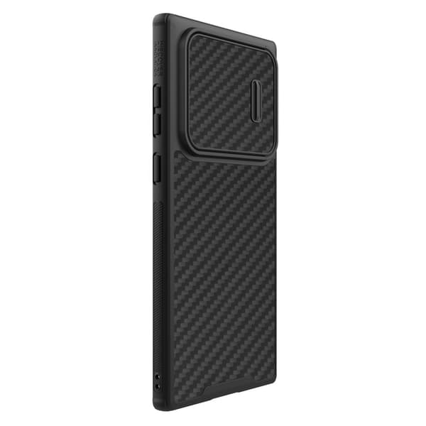 Nillkin Samsung Galaxy S22 Ultra Deksel Synteettinen Kuitu Svart