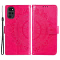 Miniatyrbillede 1 af 6: SKALO Motorola Moto G22 Mandala Flip Cover - Cerise