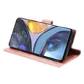 Pikkukuva 2 / 6: SKALO Motorola Moto G22 Mandala lompakkokotelo - Ruusukulta