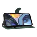 Pikkukuva 3 / 7: SKALO Motorola Moto G22 Matt PU Nahka lompakkokotelo - Vihreä