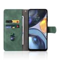 Pikkukuva 2 / 7: SKALO Motorola Moto G22 Matt PU Nahka lompakkokotelo - Vihreä
