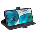 Pikkukuva 4 / 6: SKALO Motorola Moto G52 Premium Wallet Lompakkokotelo - Musta