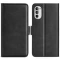 Pikkukuva 1 / 6: SKALO Motorola Moto G52 Premium Wallet Lompakkokotelo - Musta