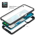 Miniatyrbild 2 av 6: SKALO Motorola Moto G52 Shockproof Clear Hybrid Skal - Svart