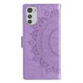 Miniatyrbillede 5 af 5: SKALO Motorola Moto E32/E32s Mandala Flip Cover - Lilla