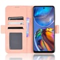 Pikkukuva 3 / 7: SKALO Motorola Moto E32/E32s 6-lokeroa Lompakkokotelo - Pinkki