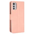 Pikkukuva 7 / 7: SKALO Motorola Moto E32/E32s 6-lokeroa Lompakkokotelo - Pinkki