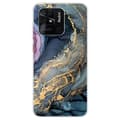 Miniatyrbillede 1 af 4: SKALO Xiaomi Redmi 10C Marmor TPU-cover - #5