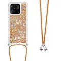 Miniatyrbild 1 av 6: SKALO Xiaomi Redmi 10C Kvicksand Glitter Mobilhalsband - Guld