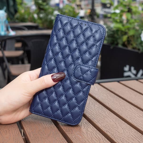 SKALO Xiaomi Redmi 10C BINFEN COLOR Tikattu Lompakko - Sininen