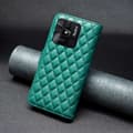 Pikkukuva 6 / 8: SKALO Xiaomi Redmi 10C BINFEN COLOR Tikattu Lompakko - Vihreä