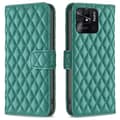 Pikkukuva 1 / 8: SKALO Xiaomi Redmi 10C BINFEN COLOR Tikattu Lompakko - Vihreä