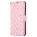 Pikkukuva 7 / 8: SKALO Xiaomi Redmi 10C BINFEN COLOR Tikattu Lompakko - Pinkki