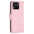 Pikkukuva 8 / 8: SKALO Xiaomi Redmi 10C BINFEN COLOR Tikattu Lompakko - Pinkki
