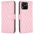 Pikkukuva 1 / 8: SKALO Xiaomi Redmi 10C BINFEN COLOR Tikattu Lompakko - Pinkki