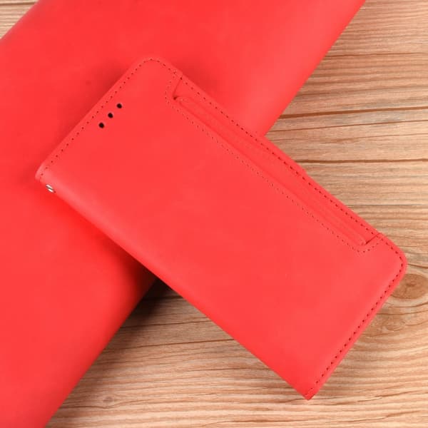 SKALO Xiaomi Redmi 10C 6-FACK Plånboksfodral - Röd