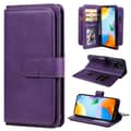 Pikkukuva 1 / 11: SKALO Xiaomi Redmi 10C 10-lokeroa Lompakkokotelo - Violetti