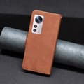 Pikkukuva 8 / 8: SKALO Xiaomi 12 5G Lompakkokotelo PU-nahkaa - Ruskea