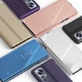 Pikkukuva 6 / 6: SKALO Xiaomi 12 Clear View Mirror Lompakko - Tumman violetti