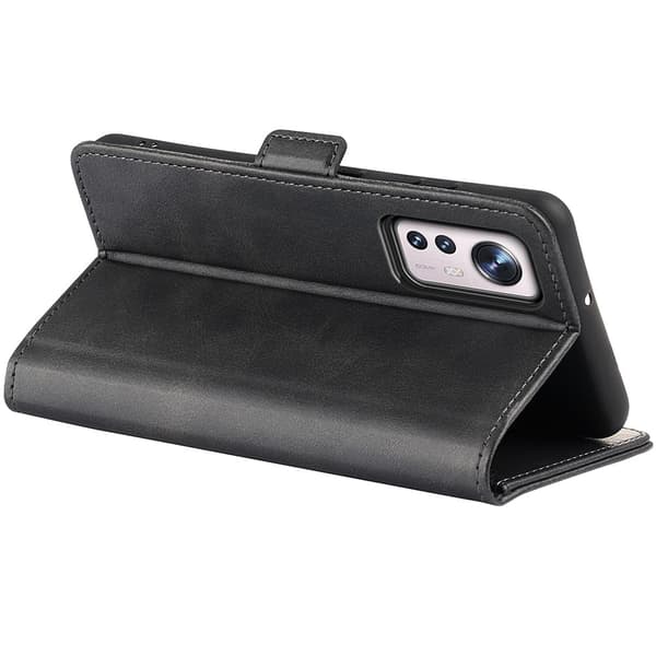 SKALO Xiaomi 12 Premium Wallet Lompakkokotelo - Ruskea