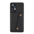 Pikkukuva 8 / 9: SKALO Xiaomi 12 PU-nahkainen Suojakuori Lompakolla - Musta