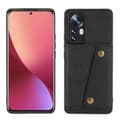 Pikkukuva 1 / 9: SKALO Xiaomi 12 PU-nahkainen Suojakuori Lompakolla - Musta