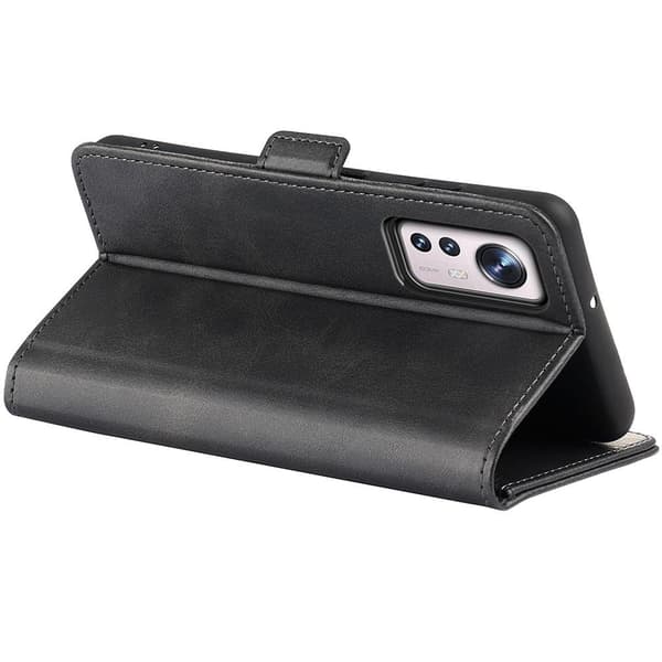 SKALO Xiaomi 12 Premium Wallet Lompakkokotelo - Vaaleanruskea