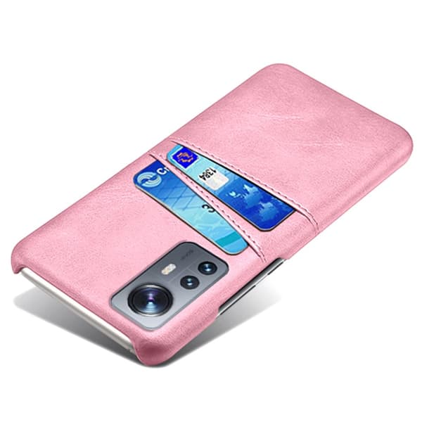 SKALO Xiaomi 12 Pro PU-nahkainen Korttikotelo - Ruusukulta