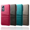Pikkukuva 5 / 6: SKALO Xiaomi 12 Pro PU-nahkainen Korttikotelo - Ruusukulta
