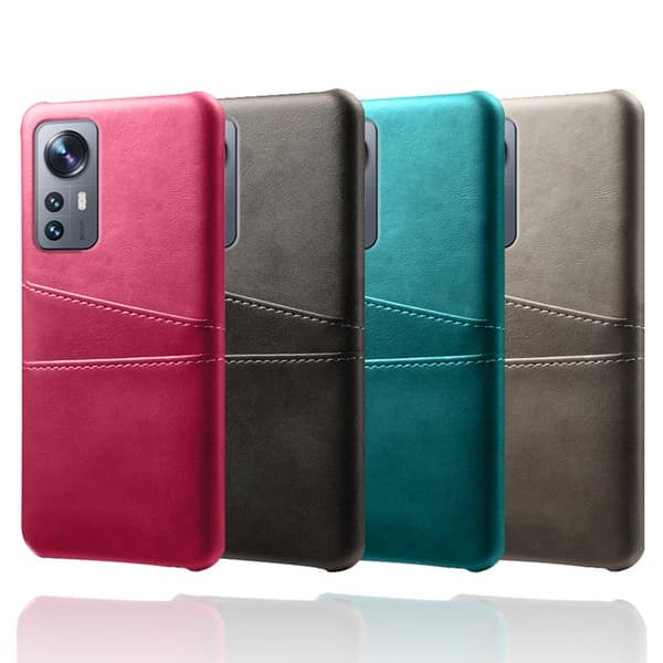 SKALO Xiaomi 12 Pro PU-nahkainen Korttikotelo - Ruusukulta