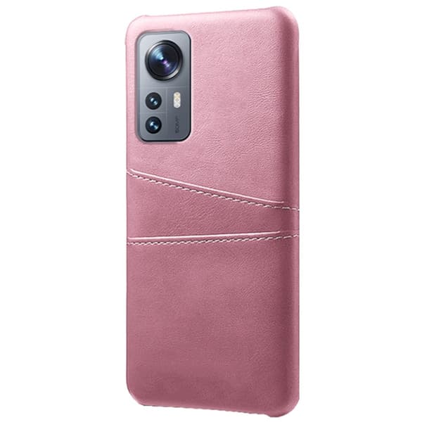 SKALO Xiaomi 12 Pro PU-nahkainen Korttikotelo - Ruusukulta