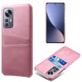 Pikkukuva 1 / 6: SKALO Xiaomi 12 Pro PU-nahkainen Korttikotelo - Ruusukulta