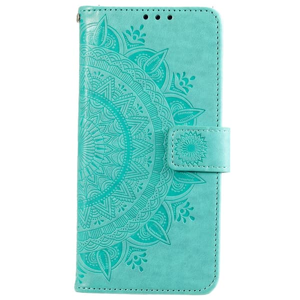 SKALO Xiaomi 12 Pro Mandala Plånboksfodral - Turkos