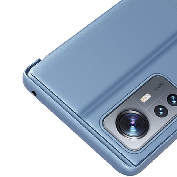 SKALO Xiaomi 12 Pro Clear View Mirror Etui - Sort